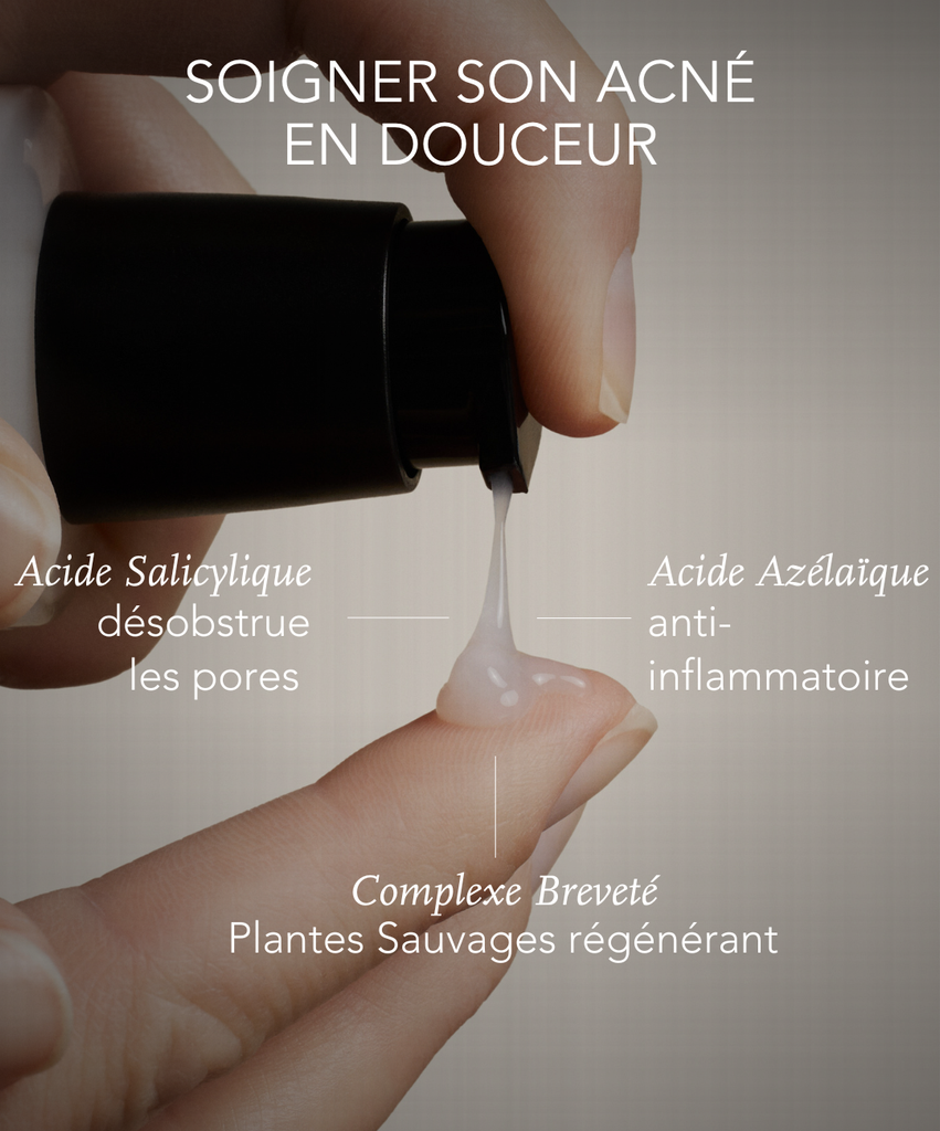 Sérum Anti-Imperfections, Acides Azélaïque et Salicylique + Plantes Sauvages Brevetées